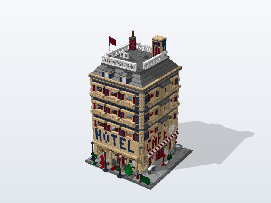 Boutique Corner Hotel from the front right