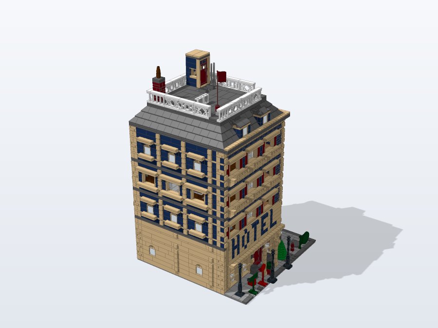 Boutique Corner Hotel from the front left