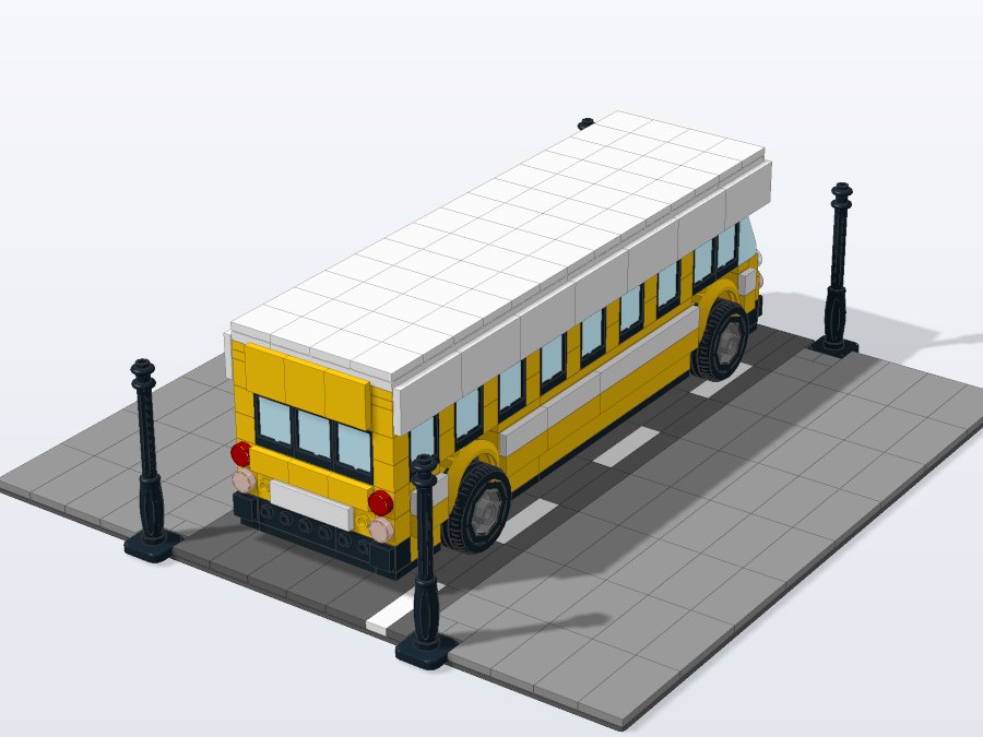 City Transit Bus from the front left