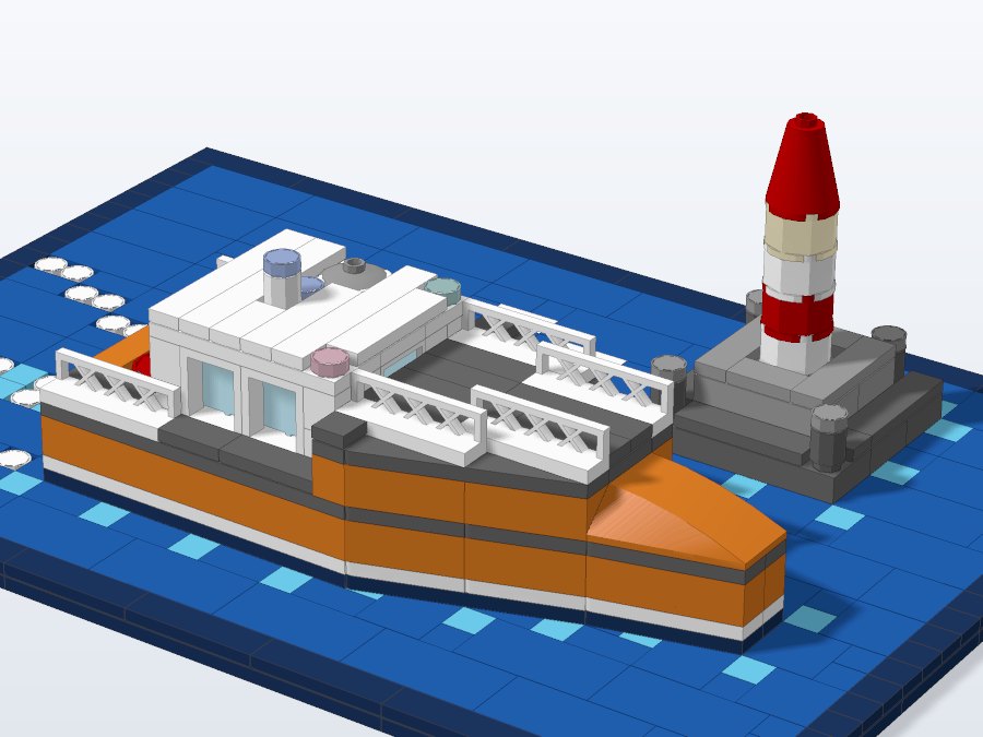 Coastguard Lifeboat from the front right