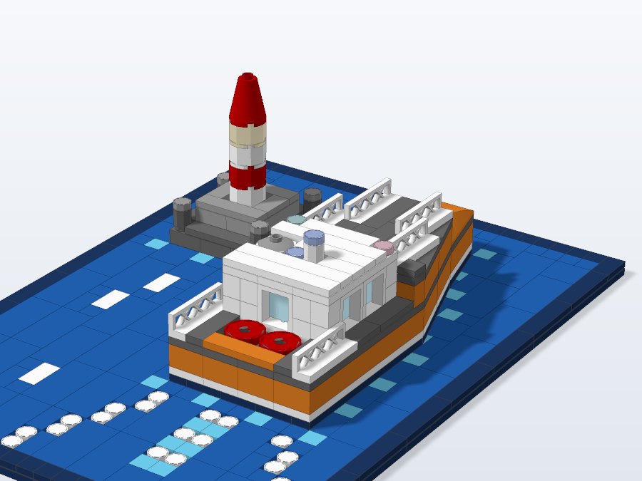 Coastguard Lifeboat from the front left
