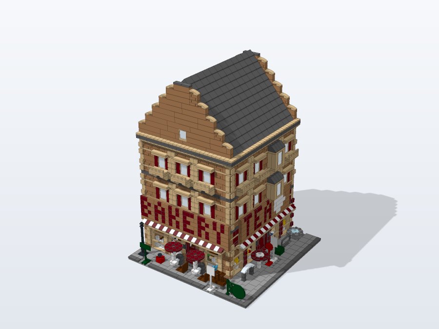 Corner Patisserie and Tea Room from the front right