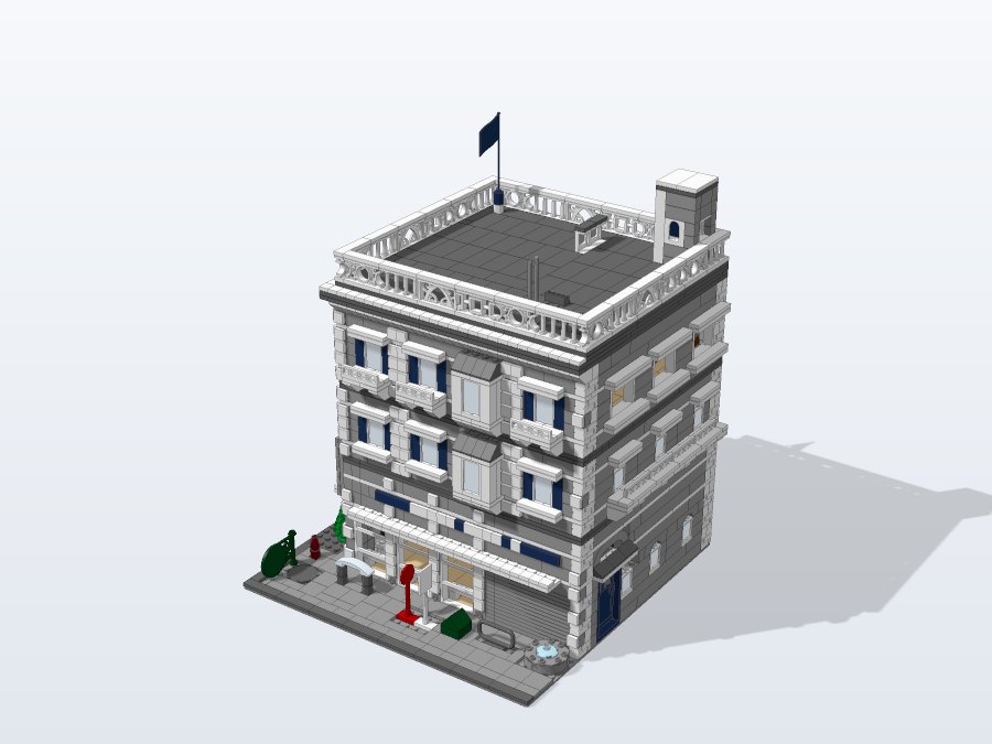 Corner Police Station from the back right