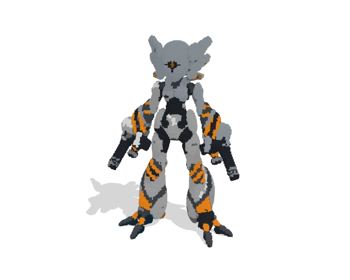 Cybernetic Combat Mecha brick model