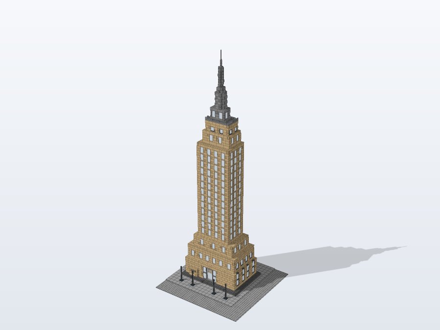 Empire State Building from the front right