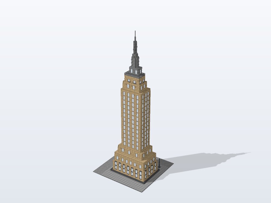 Empire State Building from the back left