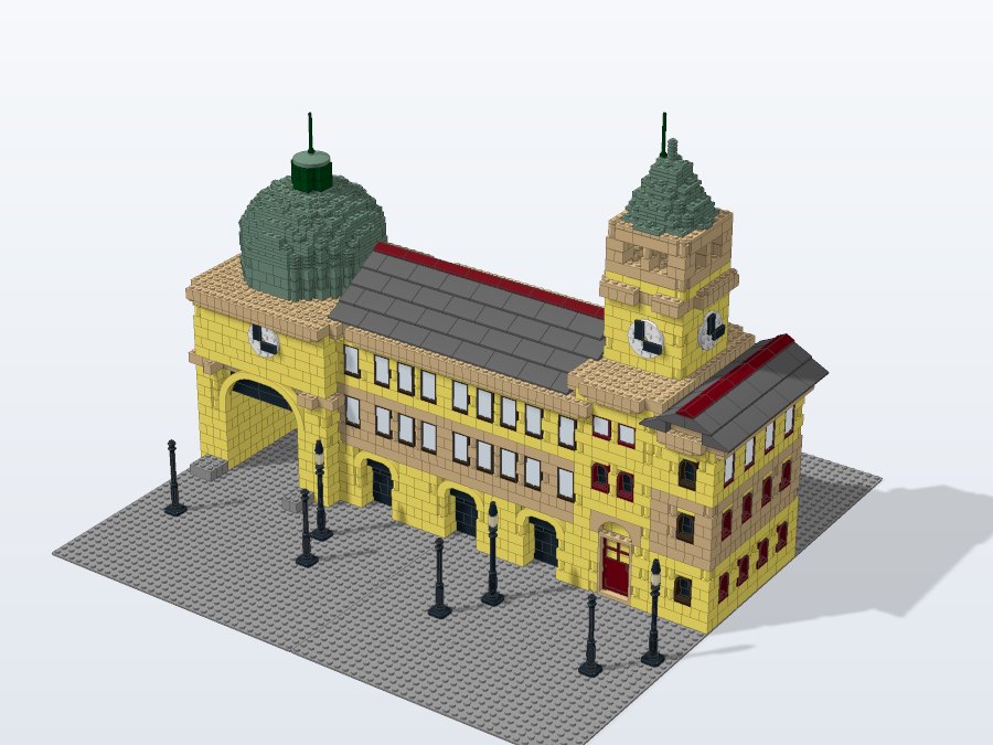 Flinders Street Station from the front right