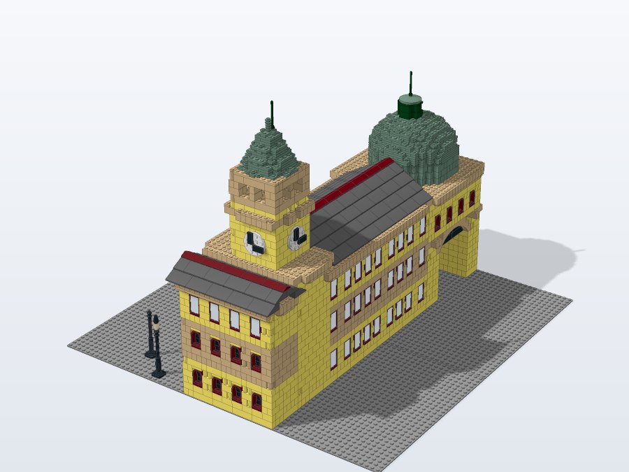 Flinders Street Station from the back right