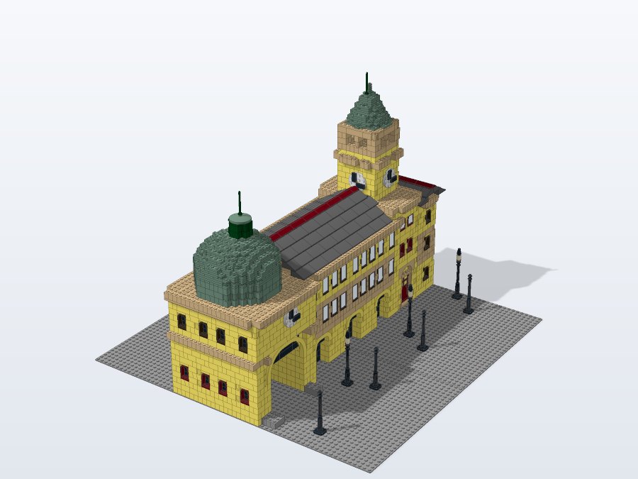 Flinders Street Station from the front left