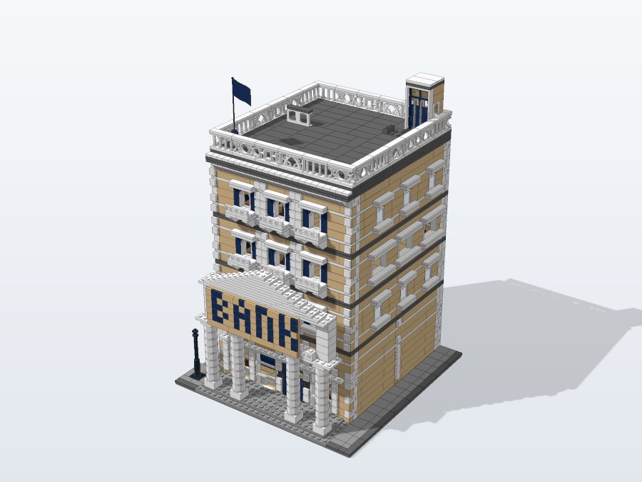 Grand Column Bank from the front right