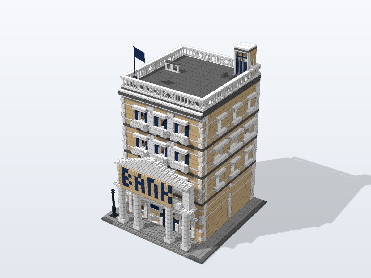 Grand Column Bank brick model