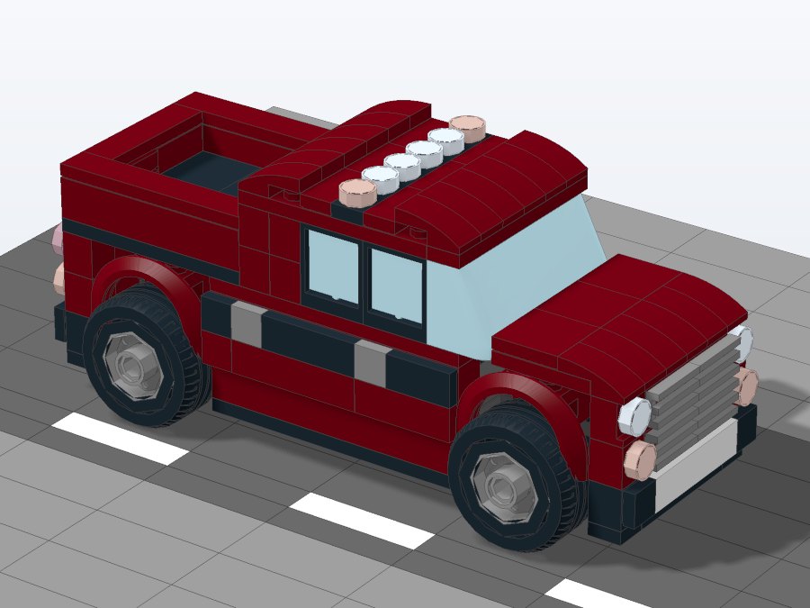 Heavy-Duty Adventure Pickup from the front right