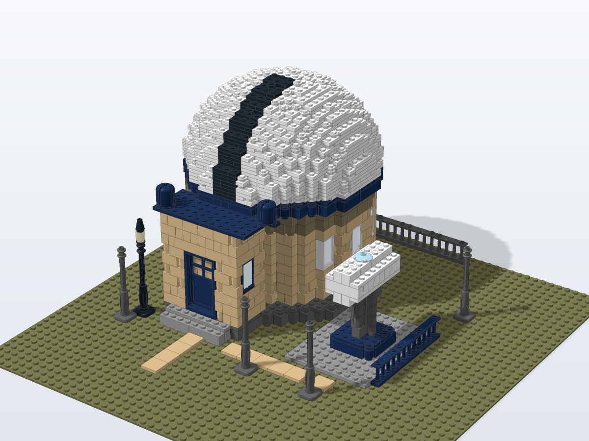 Hilltop Star Observatory brick model