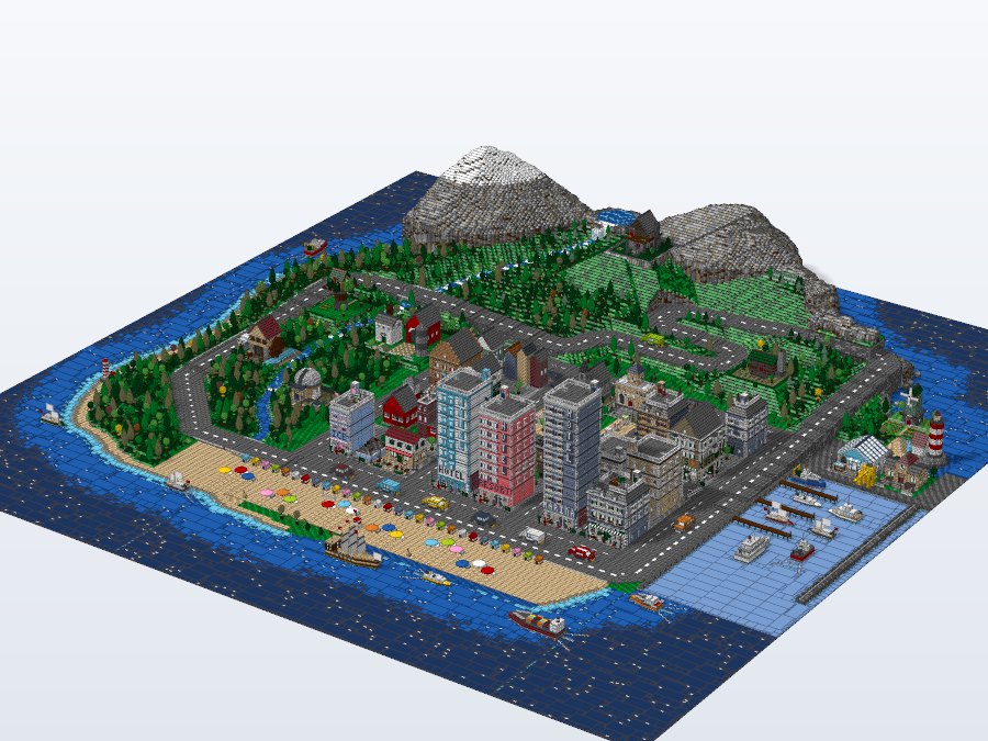 Island City from the front right
