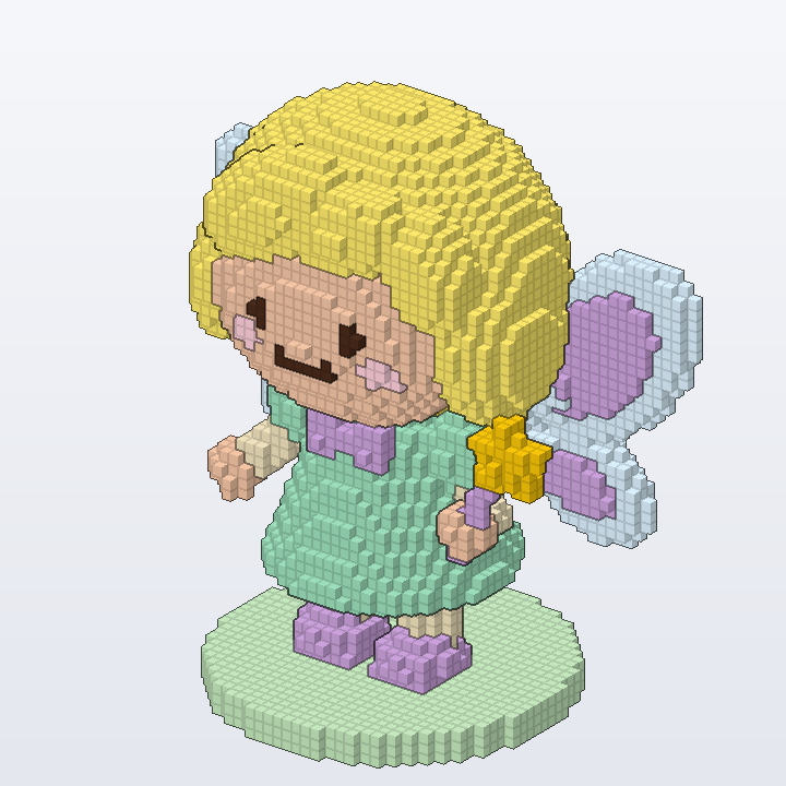 Little Butterfly Fairy brick model