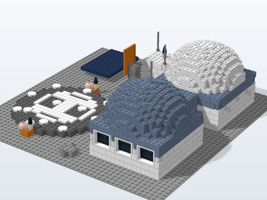 Lunar Horizon Base from the back right