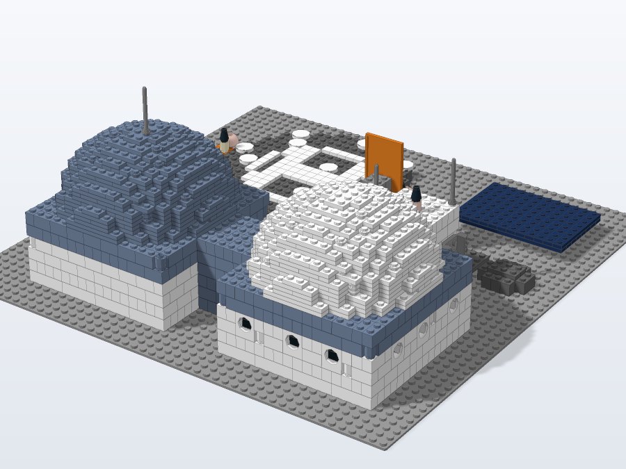 Lunar Horizon Base from the back left