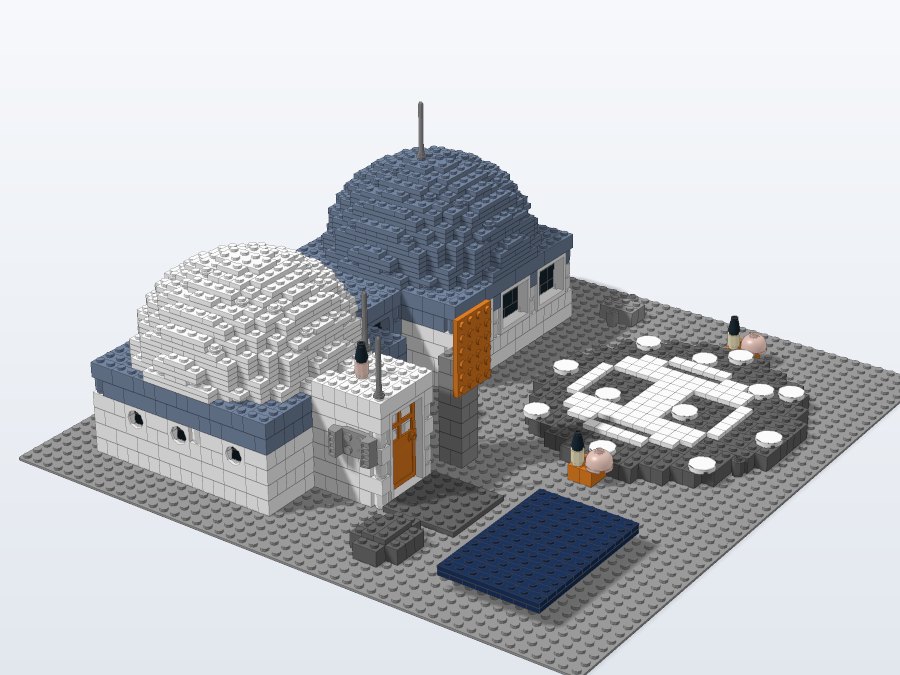 Lunar Horizon Base from the front left