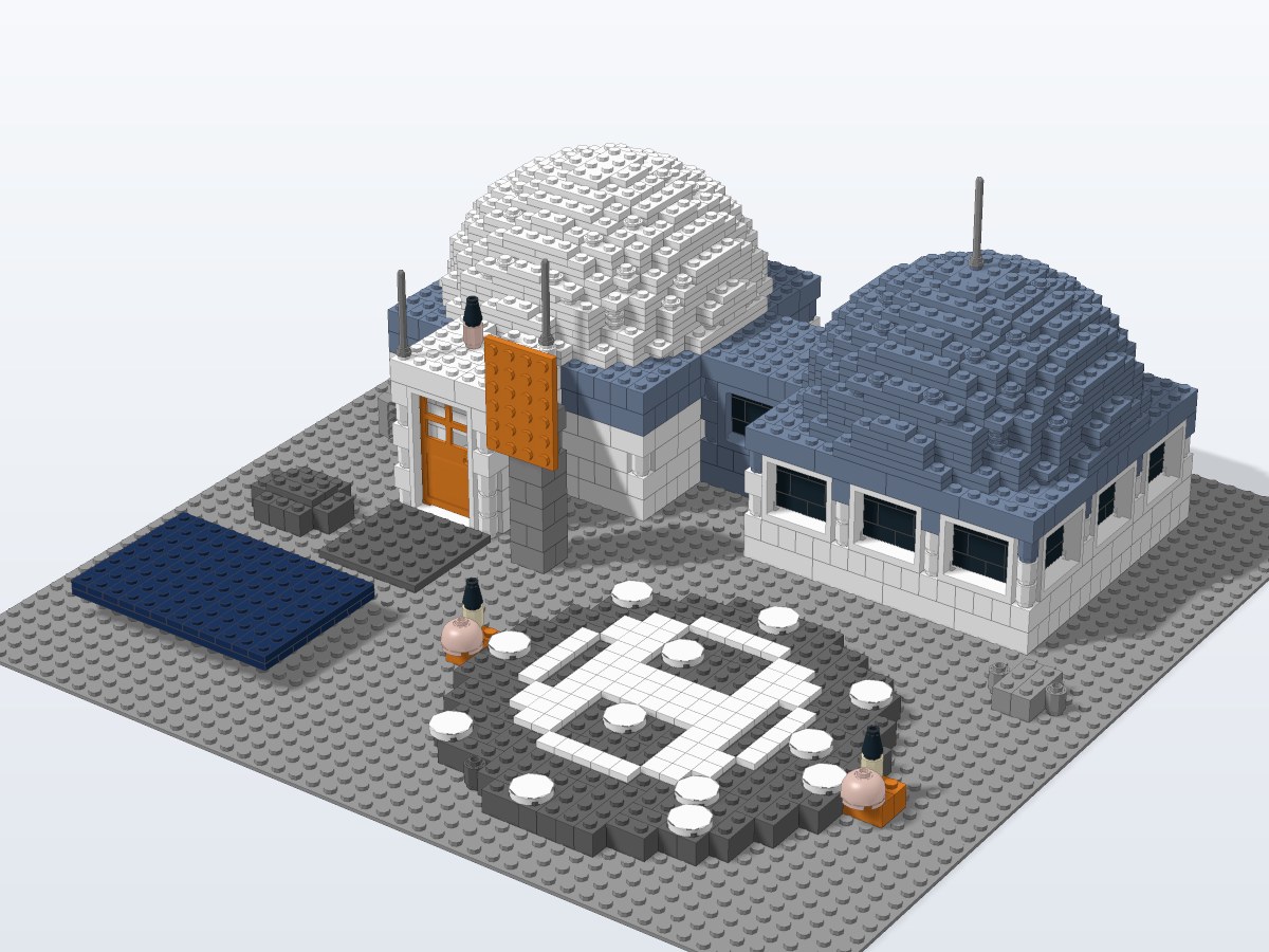 Lunar Horizon Base brick model