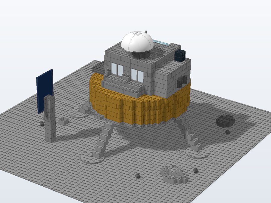 Lunar Landing Expedition from the back right