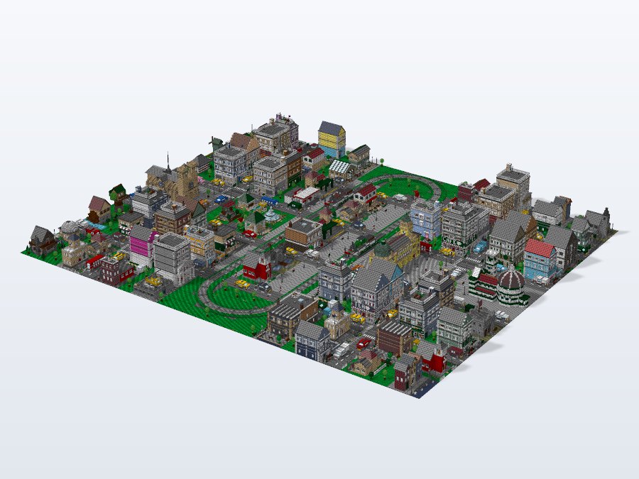 Miniature Metropolis from the back right