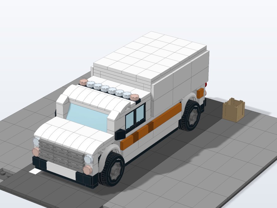 Moving Day Box Truck from the back right