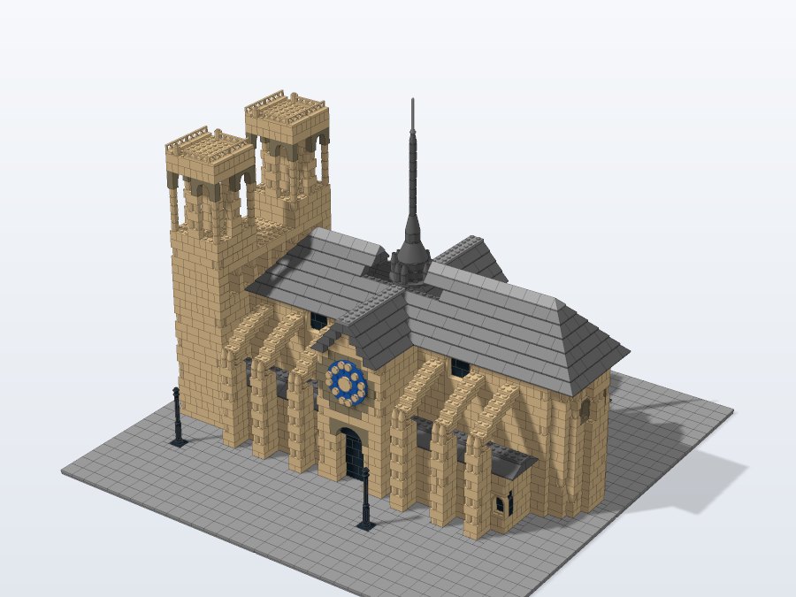 Notre-Dame de Paris from the back right