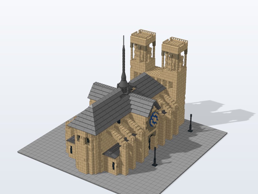 Notre-Dame de Paris from the back left