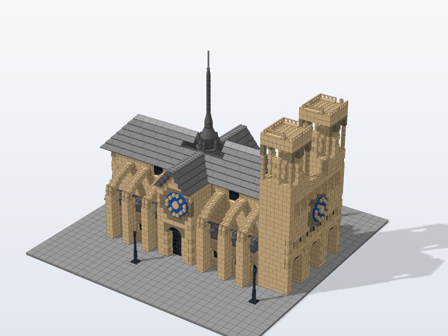 Notre-Dame de Paris from the front left
