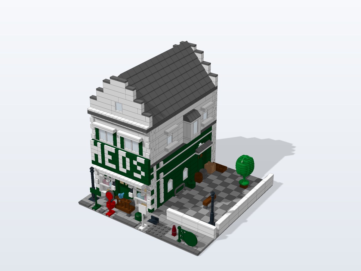 Old-Town Pharmacy & Doctor brick model