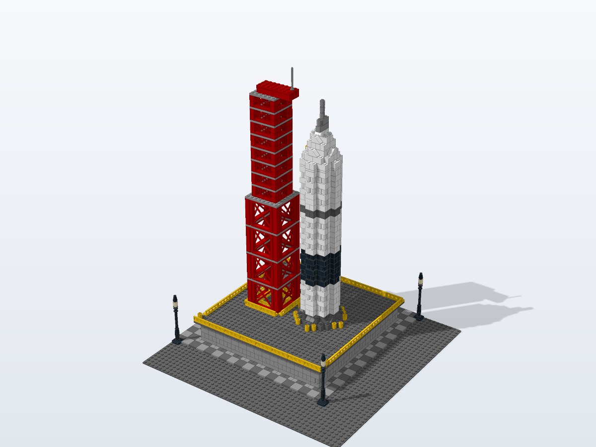 Orbital Launch Complex brick model