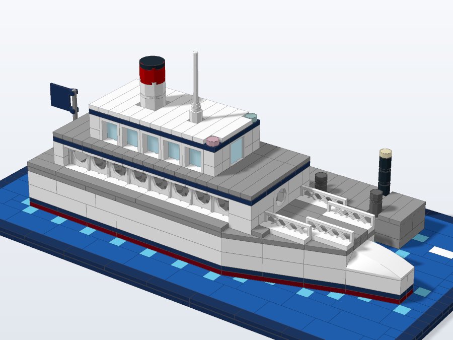Passenger Ferry from the front right