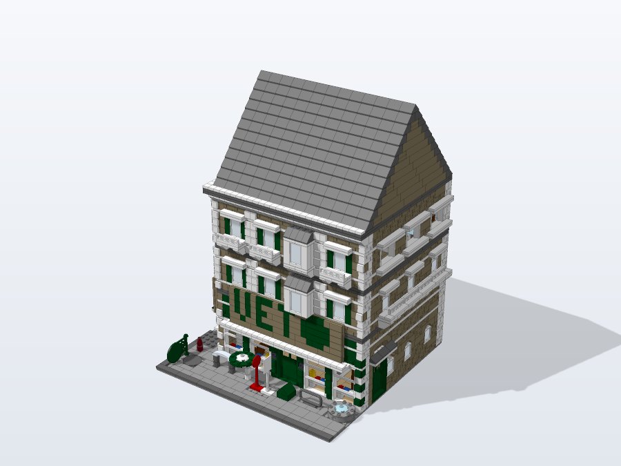 Pet Shop & Vet Corner Apartments from the back right