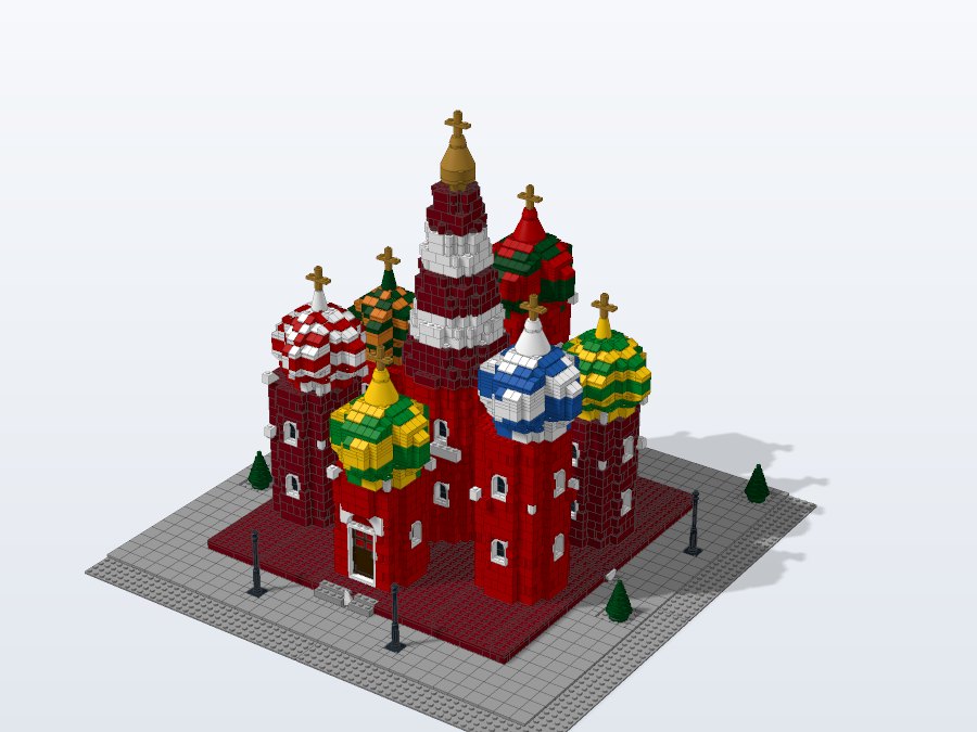 Saint Basil's Cathedral from the front right