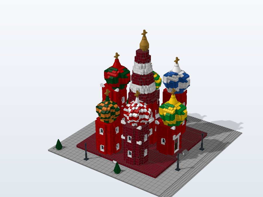Saint Basil's Cathedral from the front left