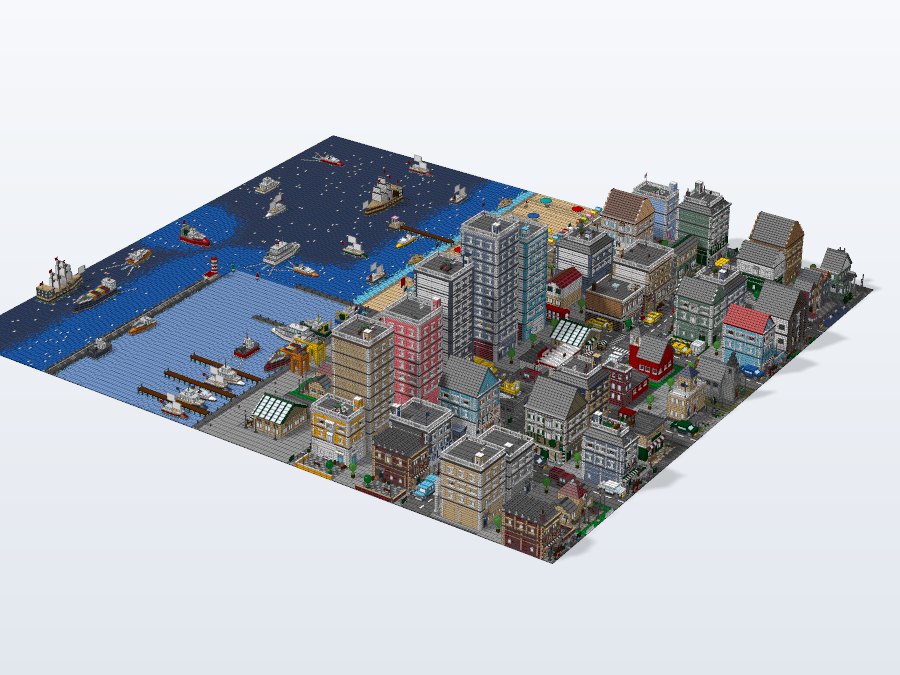Seaside City from the back right