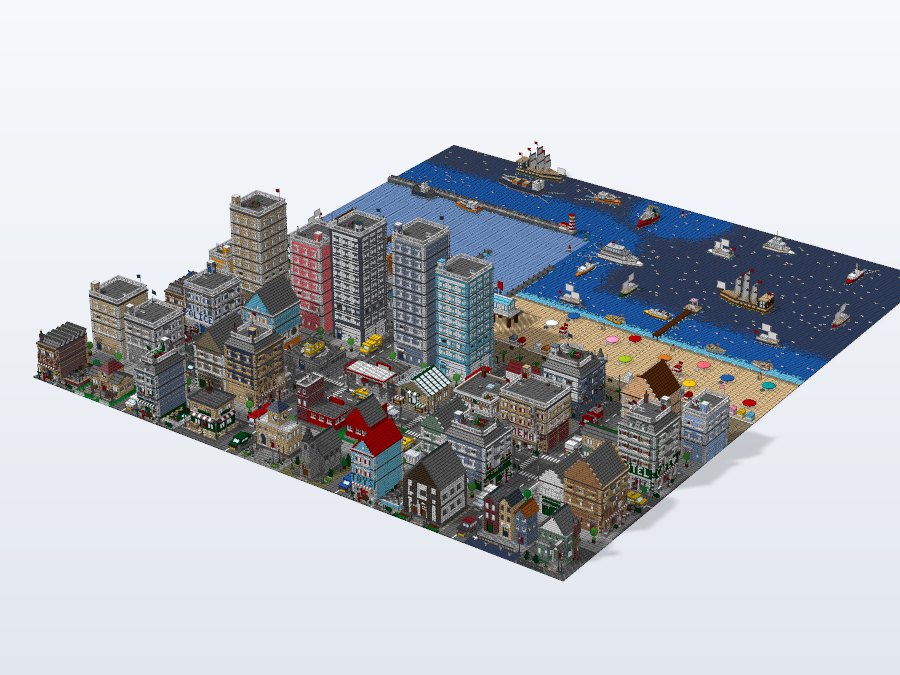 Seaside City from the back left