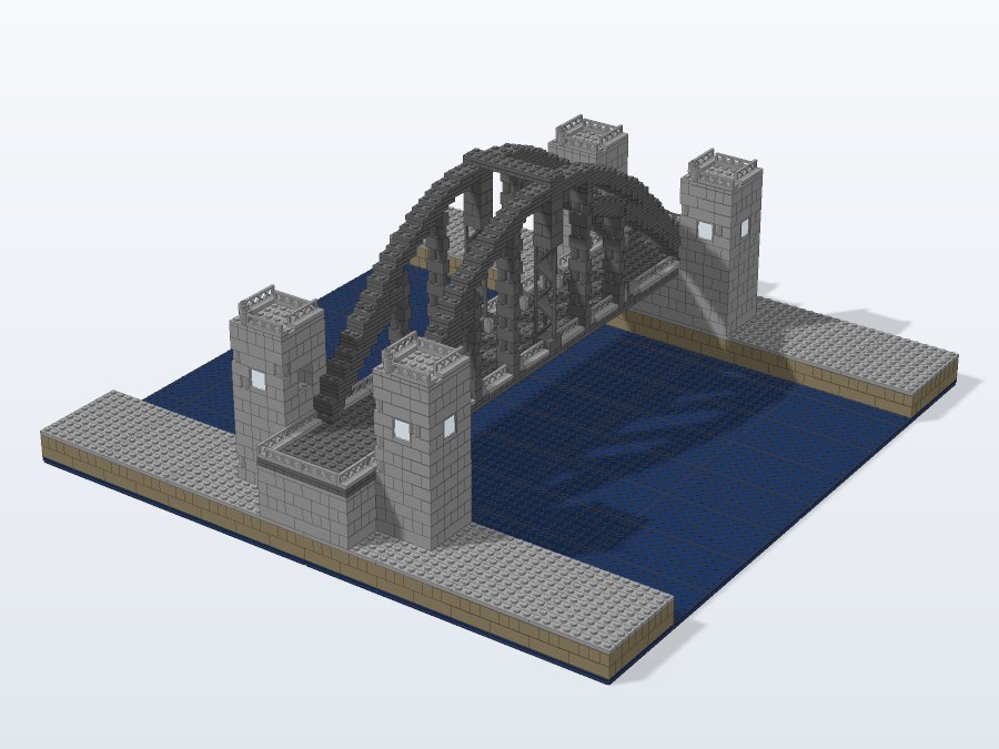 Sydney Harbour Bridge from the back right