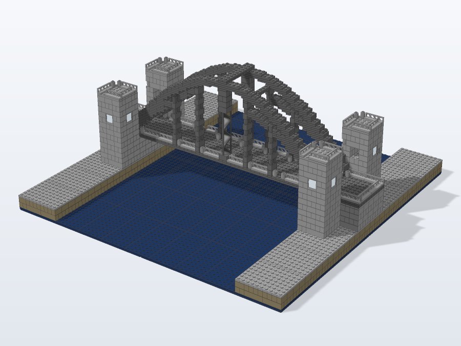 Sydney Harbour Bridge from the back left