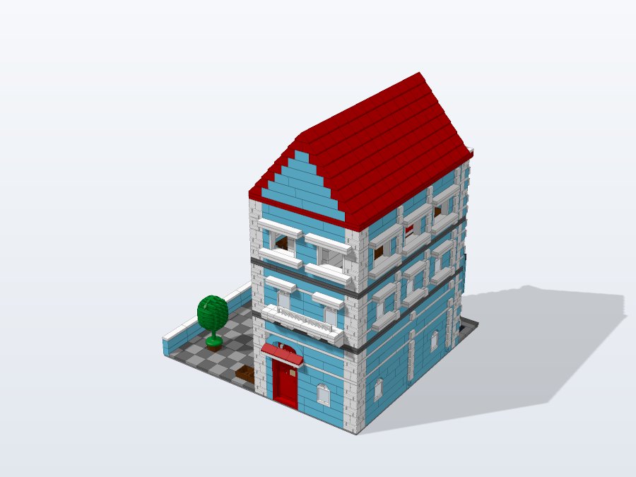 Toy Shop Townhouse from the back left