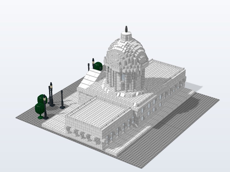 United States Capitol from the back right