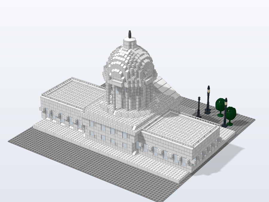 United States Capitol from the back left