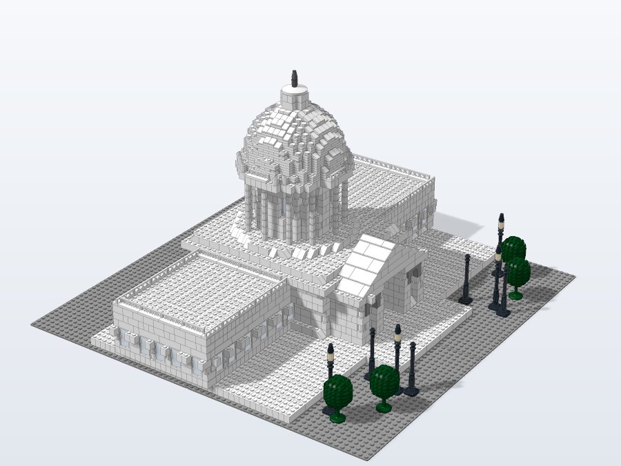 United States Capitol from the front left